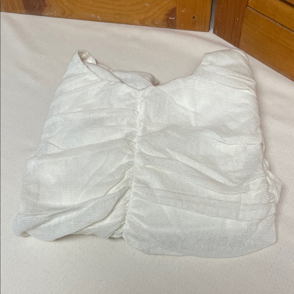 Mango Ivory Ruched Blouse - Picture 13 of 13